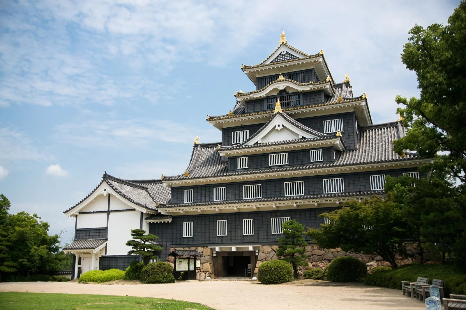 岡山城写真